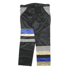 NILE Pantalon Droit Noir Bleu