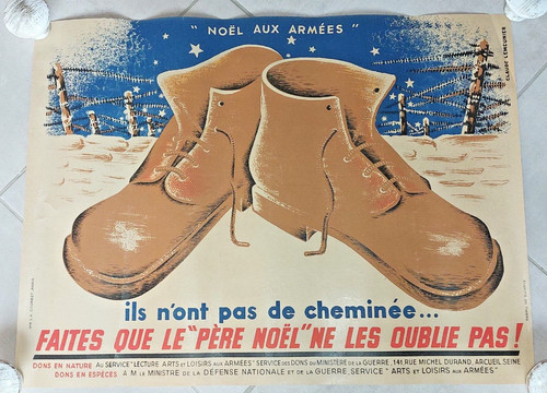 Affiche noël aux - "noël,