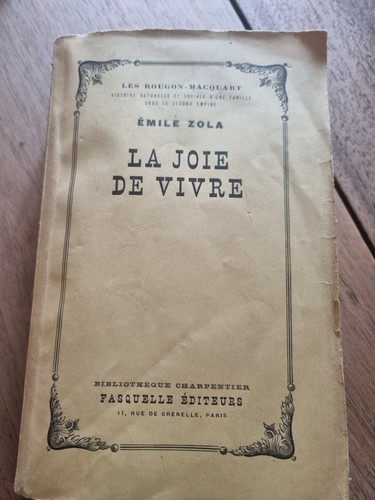 émile zola joie vivre - Émile,