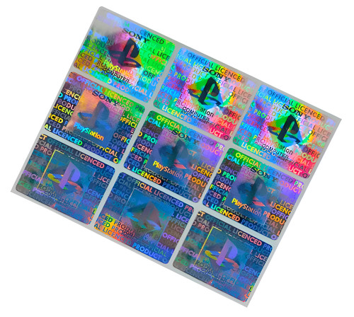 New stickers hologram case - new,
