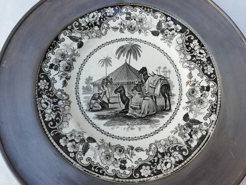 Ancien plat faïence - ancien,