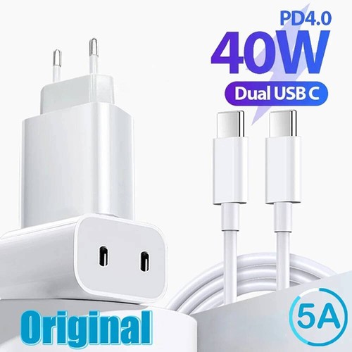 Chargeur rapide 40w double usb - rapide,