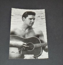 CARTE PHOTO ELVIS PRESLEY KING GRACELAND 1958-1962 ROCK DEDICACE IMPRIMEE