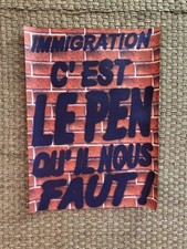 Affiche FN FRONT NATIONAL LE