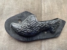 Ancien moule à chocolat SABOT DE NOEL en METAL Années 1950