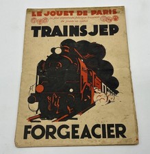 Catalogue dépliant Le Jouet de Paris : TRAINS JEP & FORGEACIER - 1935 - Correct