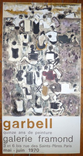 Garbell lithograph abstract - garbell,