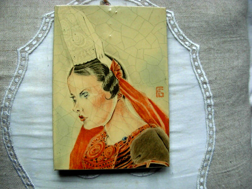 Estampe ancienne aquarelle - ancienne,