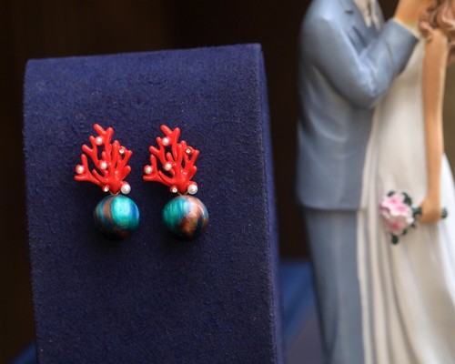 Boucles oreille clou doré - d'oreille,