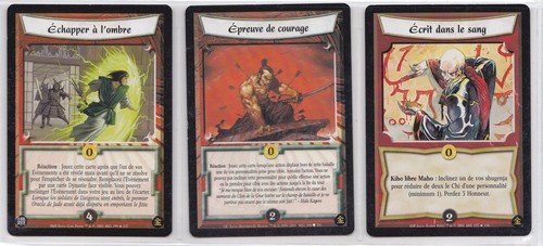 L5r lot cartes rares - de,