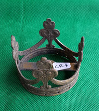 LUSTRE ANCIEN - PIÈCES DÉTACHÉES COURONNE SUPÉRIEUR POUR LUSTRE PAMPILLE BRONZE