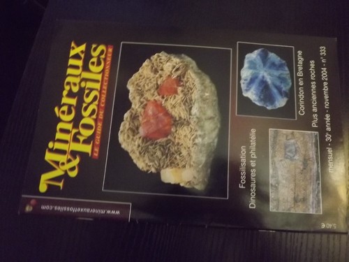 Revue mineraux fossiles - mineraux,