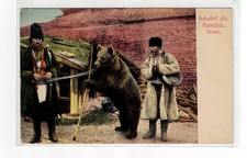 CPA Roumanie Montreur d'ours