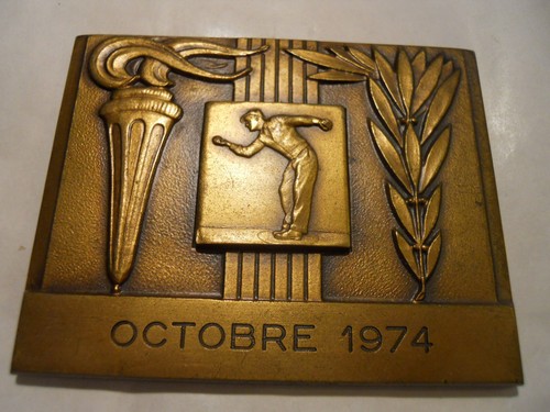 1974 médaille plaque - médaille,