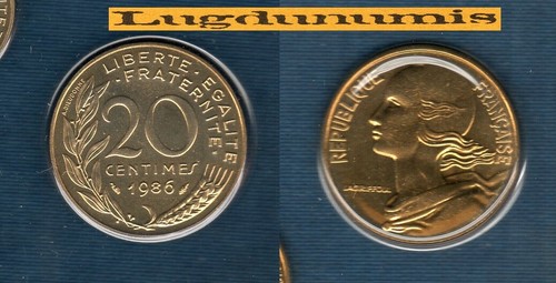 Fdc 1986 centimes - fdc,
