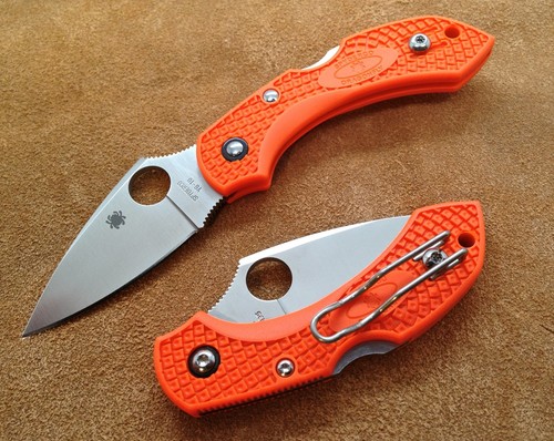 Spyderco orange dragonfly - spyderco,
