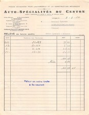 1960 PIECES DETACHEES POUR L