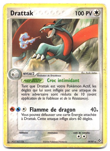 Carte pokémon drattak 97 - carte,