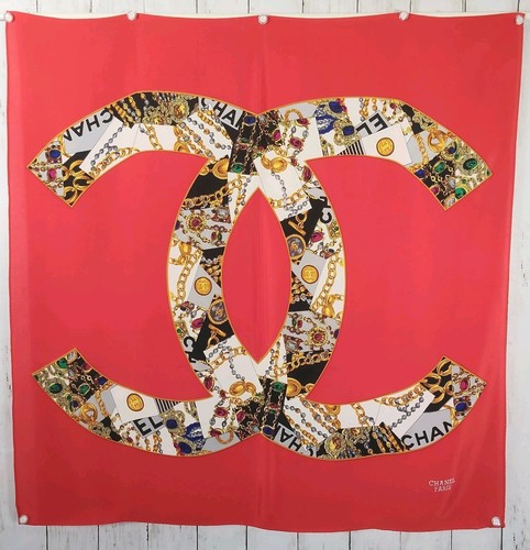 Chanel foulard soie - en,