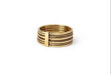 Bague semainier Touareg laiton