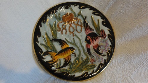 Ancien plat ceramique monaco - plat,