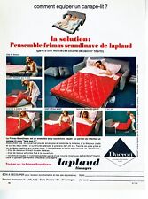 publicité Advertising  1122  1968 Laplaud canapé-lit Dacron   frimas Scandinave