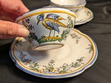 4 Tasses avec Soucoupe, Alfred