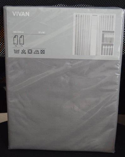 Ikea vivan curtains gray - gray,