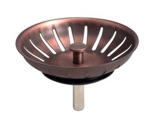 Panier de remplacement vieux cuivre pour vidage d'évier de cuisine L.B. Plast DC