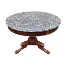 Guéridon époque empire XIXeme Napoléon Marbre Table De Milieu Château
