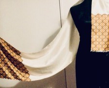 LOT Foulards Soie Christian Dior + Rochas Paris Vintage-Long Châle/Étole/Foulard