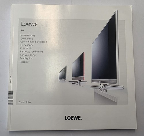Loewe manuel de - tv,