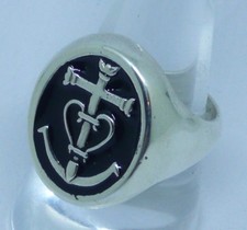 ANNEAU CROIX CAMARGUE EN