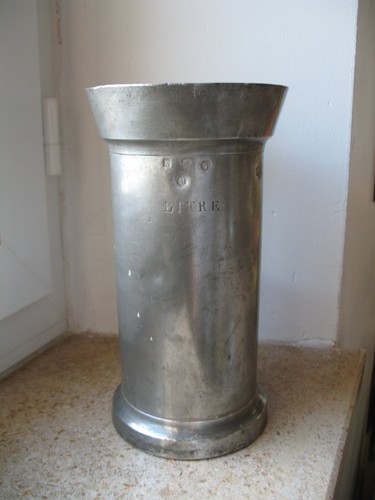 Pichet étain ancien mesure - pichet,