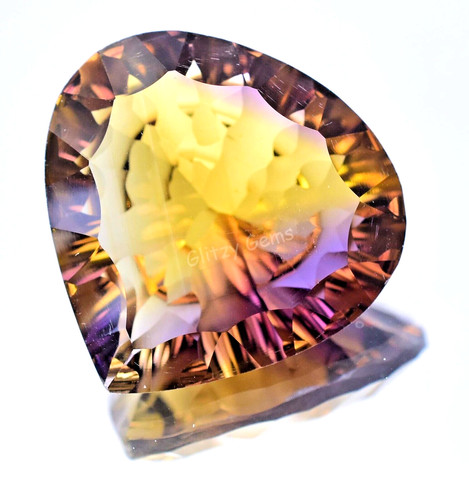 Ametrine color naturel - ametrine, bi-color