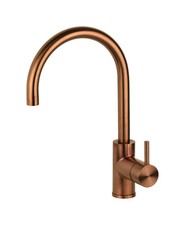 Mitigeur d'évier de cuisine en acier inoxydable couleur cuivre brossé PVD avec b