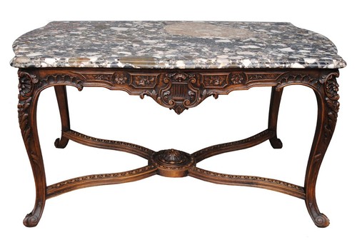 Table gibier style - à, louis
