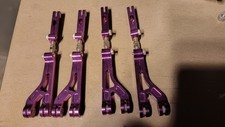 Bras supérieurs réglables en aluminium HPI (lot de 4) pour Savage X, etc. Used
