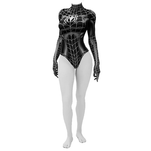 Black venom spider woman - venom, spider-woman