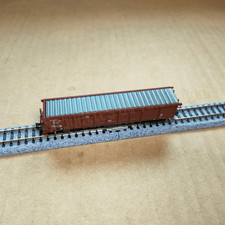 Wagon gondole Tamns 893 toiture coulissante – Minitrix 15992 – Échelle N (1:160)