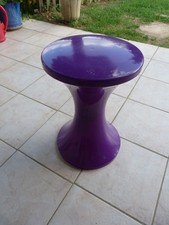 VERITABLE TABOURET TAM TAM ,VIOLET.