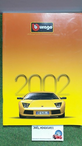 Catalogue burago 2002 voitures - catalogue,