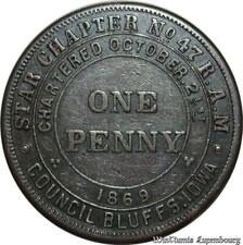 B1065 USA Masonic Token Franc