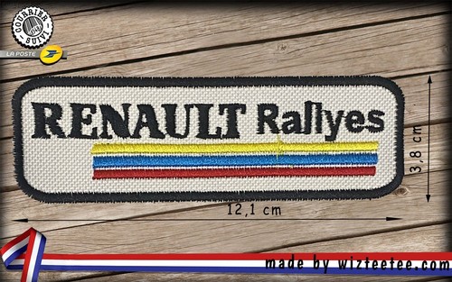 Patch renault rallyes écusson - rallyes,