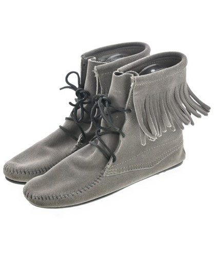 Minnetonka boots gray - minnetonka,