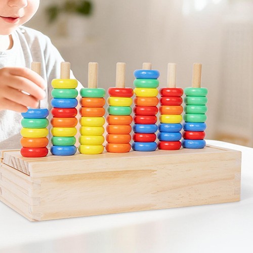 Anneaux empilables bois - empilables, en