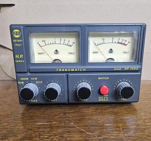 Zetagi 1000 swr pwr tos - hp-1000, ros