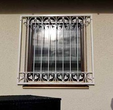 Grille de fenêtre fer forgé anti-effraction Monaco-Z60 flex galvanisé sur mesure
