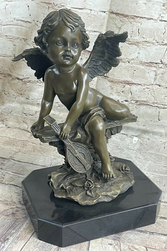 Bronze sculpture cupidon - bronze,