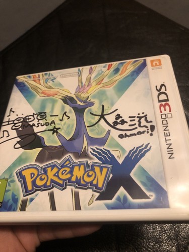 Pokémon 3ds autographed by - autographed,